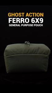 Ghost Action Tactical General Purpose Pocket - 6x9 Ferro Style Storage Pouch Multi-function with Zipper Tool Pouch GA6501