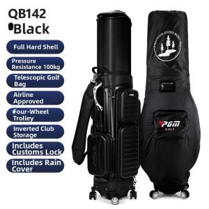 PGM GOLF | Hard Shell Extendable Golf Bag Wheels