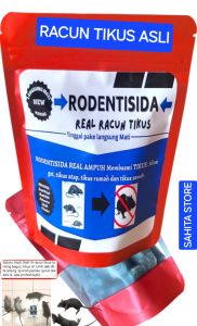 UMPAN  PEMBASMI TIKUS AMPUH MATI KERING MATI SECARA MASSAL -REAL PASTI DIMAKAN RODENTISIDA 0005BB