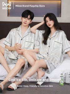 MiiOW | Ice Silk Summer Couples Sleepwear