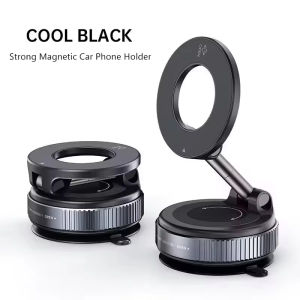 360 Vacuum Magnet Car Bracket Upgraded Version Multi-angles Adjustment Strong Magnetic Suck Foldable Car Navigation Phone Holder