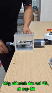 Máy xẻ nẹp PVC dán cạnh gỗ