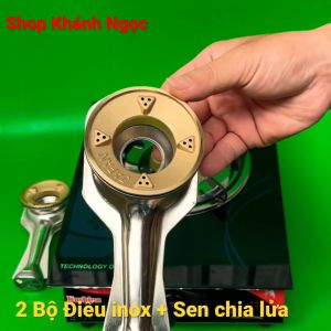 Ống điếu bếp gas inox sen đồng đầu đốt chia lửa  phụ kiện thay thế bếp gas phổ thông-Lưu ý : không dùng cho bếp gas Hiệu Rinnai Paloma Elextrolux bếp ga âm các hãng. - Lazada