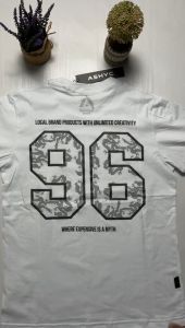 Kaos Putih Premium Pria & Wanita: Tshirt Cotton Combed 24s Distro Motif Angka