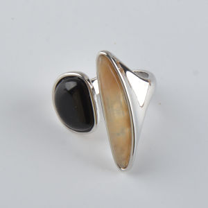 Natural Tea Crystal Stone Adjustable Pendant Necklace 18K Gold Plated Earrings Rings Luxury Design High-End Sweater Chain