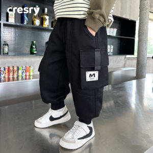Trendy Boys Cargo Pants Spring Autumn Ankle-fit
