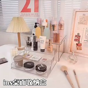 Perfume Display Rack Organizer Shelf Organizer Cabinet Multi Layer Transparent Nordic Style Simple