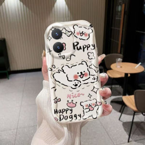 Applicable to Vivoy53t Phone Case New Arrival Y53s Cute Line Dog Cartoon Y55s Couple Protective Cover Y55t Silicone Airbag Anti-Fall Shell Hello Kitty Stylish Men and Women Fashion Bracelet Quirky Ideas