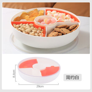 กล่องขนมหวานหรูหราสไตล์นอร์ดิก กล่องเก็บของสำหรับใส่ถั่วและผลไม้ กล่องขนมปังสำหรับใช้ในบ้าน โต๊ะกาแฟในห้องนั่งเล่น กล่องขนมปังแบบโมเดิร์นและใช้งานได้จริง