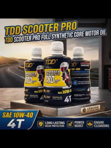 TDD SCOOTER PRO Synthetic Core Engine Oil 4T SAE 10W-40 1L - API SL JASO MB Automatic Motorcycle