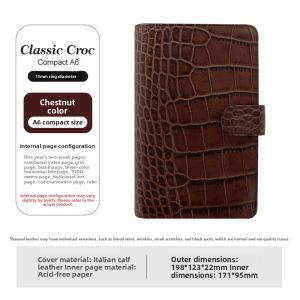 Filofax | Croc Leather Bound Planner