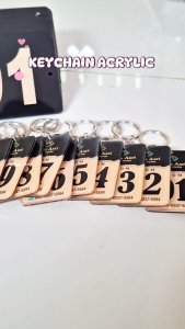 Gantungan Kunci Kost Homestay Penginapan Bahan Akrilik