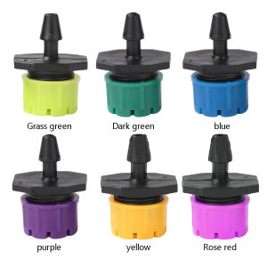 100pcs 1/4 Inch Adjustable Micro Flow Dripper Drip Head Water Dropper