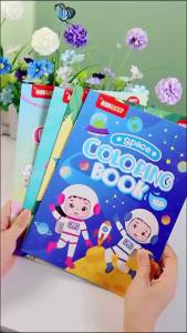 Children Early Education Drawing Coloring Book Creative Imagination Enlightenment Learning Coloring Book Puzzle Childrens Gift
