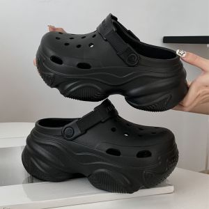 Elegant Silver Butterfly Knot Hollow out Sandals Womens Outdoor Casual Slip-On High Heel Clog Shoes Summer Trend