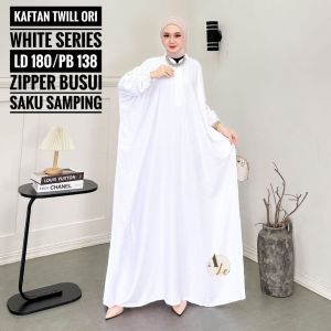 KAFTAN BAHAN TWILL PREMIUM//KAFTAN OVERSIZE JUMBO//KAFTAN LD 180 CM