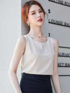 Fashionable Mesh Camisole Tank Top Womens Base Layer Summer Stylish Outerwear Commute Loose Fit Polyester Solid Color