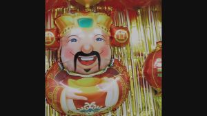 Set bong bóng Happy New Year 2026 - Bộ phụ kiện trang trí mừng năm mới tiệc countdown giao thừa mừng tết - Bong bóng thần tài