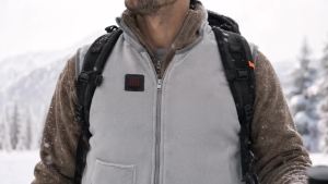 Afdeal | Electric Heated Waistcoat Plush USB Warming Vest with 3 Heat Settings 5-Zone Body Warmer for Camping Commute Outdoor