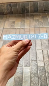 1 Korintus 13:4 Mazmur 121 7 Tuhan Menjaga Nyawamu terhadap kecelakaan Kasih Itu Sabar Stiker Rohani Nasrani Katolik Kristen Ayat Alkitab