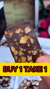 [FLASH SALE] 3F FOOD Chocolate Cookies with Mixed Nuts 100g-200g-500g Crunchy Nutty Choco Snack