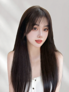 MENGSIQIAN | Tóc giả Full Lace từ tóc thật Thiên Nhiên