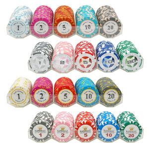 Texas Holdem Poker Chip Set Casino Gaming Card Room Professional Dice Coins Reward Point Card Game Equipment Online Exclusive
