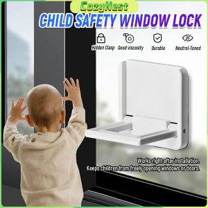 C.N Security Child Safety Lock Mult-function Cabinet Lock Sliding Door Lock Universal Drawer Handle 1PC