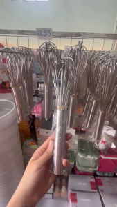 Phơi Đánh Trứng Inox Cầm Tay 26cm