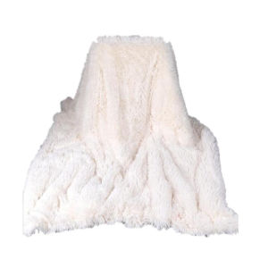 Khăn Trải Giường Dài Bằng Vải Nỉ Màu Trắng Phong Cách INS Cho Máy Ảnh Chụp Ảnh Trang Trí Nhà Cửa Mùa Đông Ấm Áp