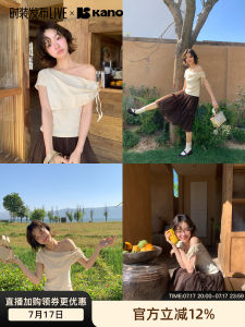 Irregular Shoulder Shirt