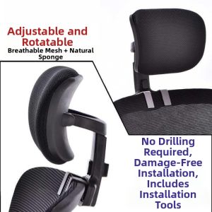PINCHI | Neck Supporting Headrest Easy Install Extension 2024 Office Chair Accessory