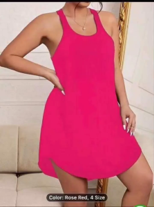 Lyza dress Oversized New Arrival  Racer back  U Neck and Sleeveless Design for Women Can fit Small to XL
