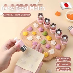Baby Food Mold Dumpling Butterfly Noodle Shaper Vegetable Fruit Cutter