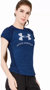 U*A women shortsleeve fitted tee/ KAOS OLAHRAGA WANITA