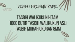 Tasbih Walikukun Hitam 1000 Butir tasbih walikukun asli tasbih murah ukuran 8mm & lainnya