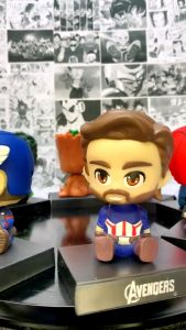 Mô Hình Siêu Anh Hùng Avengers Lắc Đầu - Giá đỡ điện thoại Marvel Comics - Full Box