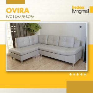 INDEX LIVING MALL โซฟา PVC เข้ามุม รุ่นโอวิร่า