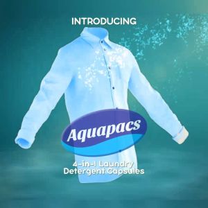 Aquapacs Laundry Pods Lavender Bliss 250g (25 Washes) | 4-in-1 Detergent Capsule in Reusable Box | Relaxing Scent