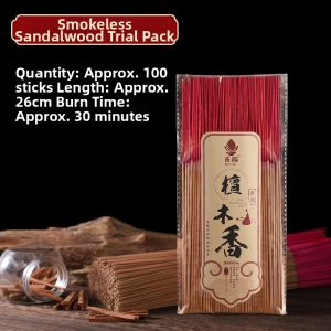 Smokeless Incense Sticks for Home Indoor Use Environmental Protection Buddha Incense Guanyin Incense Wealth God Incense Aromatherapy