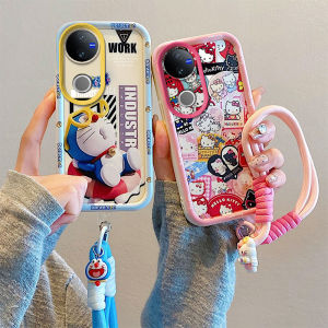 เคสโทรศัพท์ซิลิโคนป้องกันการตกหล่นสำหรับ Vivo V50 Lite 4G/5G รุ่นใหม่ ปกป้องเต็มจอ ลายการ์ตูนสร้างสรรค์ สำหรับคู่รักทั้งชายและหญิง