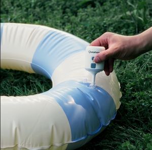 Qunature Outdoor Inflator Pump Multi-purpose Inflate Deflate Lighting 3-in-1 Air Pump High Pressure Portable Camping Air Compresser