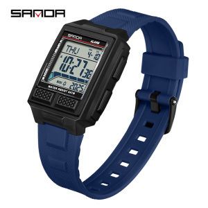 Sanda | SANDA 2212 Fashion Electronic Watch Alarm Clock Luminous Calendar Water Resistant Shockproof Sports Digital Watches for Man