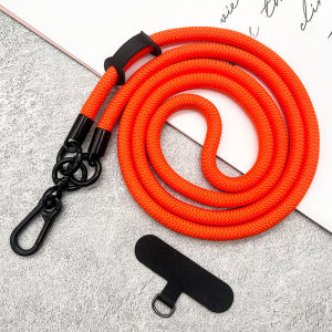 MIZ 120CM Bold Long Mobile Phone Lanyard Universal Crossbody Hanging Shoulder Strap Detachable Neck Cord Anti-Lost Lanyard Patch
