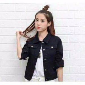 JAKET JEANS JUMBO LEPIS JAKET DENIM JEANS WANITA