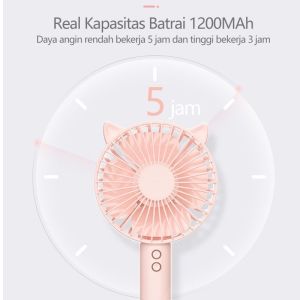 Kipas Angin Mini Portable & Kipas Tangan Meja Genggam USB Fan N10