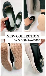 JESSICASTORE Chic Faux Leather Mule Loafers with Platform Wedge Heel for Women #6085