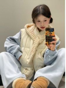 CHANGTONG | Petite Elegant OOTD Set Jacket Sweater Wide Leg Pants 3 Pieces