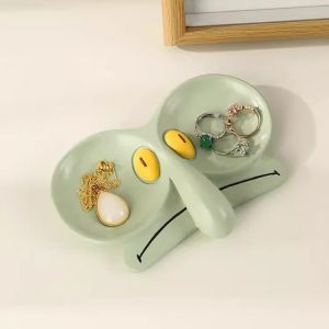 Octopus Brother Eyeglass Holder Jewelry Box Storage Tray Cute Office Desktop Decorations Cartoon Resin Craft Items Display