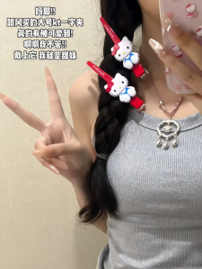 กิ๊บติดผม Hellokitty สุดน่ารัก ของขวัญสำหรับผู้หญิง กิ๊บติดผมแบบหนีบข้าง ตกแต่งผมด้านข้าง ที่หนีบผมสุดน่ารัก